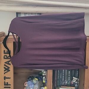 Market & Spruce Active Long Sleeve Quick Dry SPF Purple Top Size M Medium